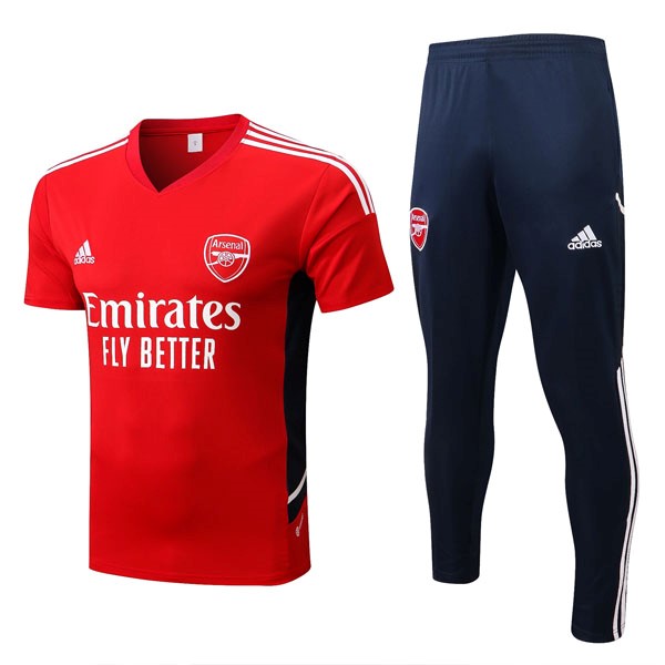 Camiseta Arsenal Conjunto Completo 2022 2023 Rojo